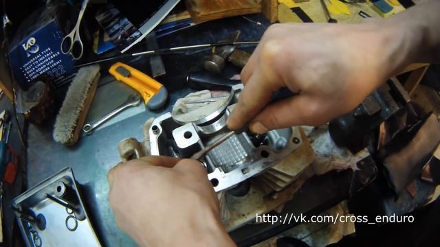 Motoland XR 250 доработка головки и коллектора (часть 1) смотреть онлайн