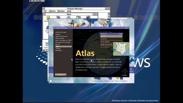 Encarta '95 || Windows Version 3 Ultimate Collection смотреть онлайн