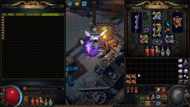 Path Of Exile - Quick Tips - Turning Azurite From Delve Into Currency: Bulk Selling Resonators