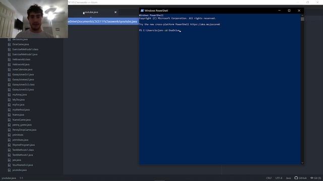 How to use a java file from atom in PowerShell! смотреть онлайн