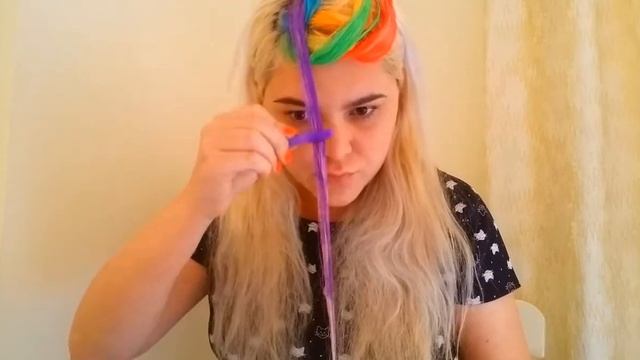 Покрасила волосы мелками с AliExpress. смотреть онлайн