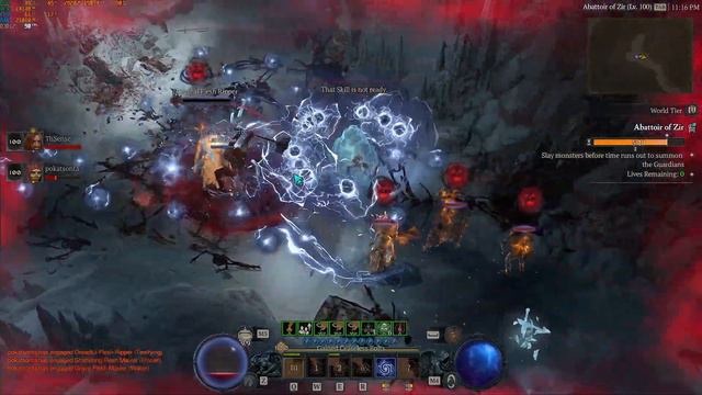 Diablo 4 - AoZ Tier 19 Duo - Ball Lightning Sorceress & HoTA Barbarian