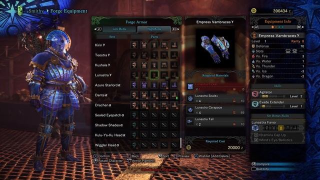 Arch Tempered Lunastra Gamma Armor Review! Dope or Nope Monster Hunter World смотреть онлайн