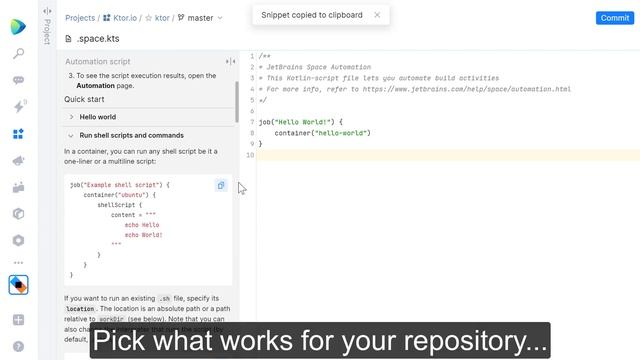 Space Tips & Tricks - Create your first Automation job смотреть онлайн