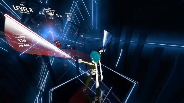 Beat Saber - Cowboy Bebop Rush - HARD - First Attempt - Full Combo смотреть онлайн