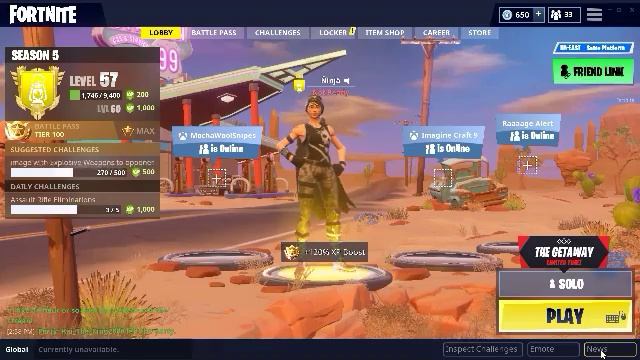 Playing fortntite with the nicest fan EVER смотреть онлайн