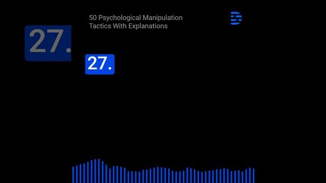 ChatGPT: List 50 Psychological Manipulation Tactics With Explanations смотреть онлайн