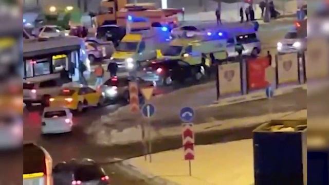 ДТП со скорой в Москве смотреть онлайн