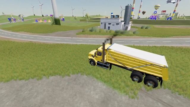 Transporting Hitachi excavators,volvo trucks, Farming Simulator 22, p140, may xuc xe tai mt смотреть онлайн