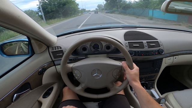 Mercedes E-Class W211 Avantgarde 2002 /2.7CDI AT / 130kw (177hp) / POV Test Drive
