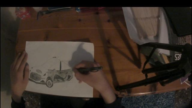 Ford Puma Rally1 Pencil Drawing смотреть онлайн