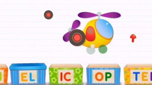 Bini Bambini Learning Alphabet for Children |learn a word and letters|Alphabet phonics #educational
