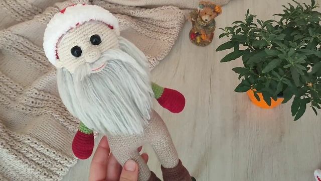 Вязаный дед Мороз/Набор в тест группу/ Готовые работы смотреть онлайн