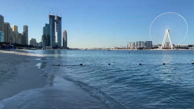 JBR JUMEIRAH BEACH RESORT IN DECEMBER  Пляж Марина Дубай декабрь 2019