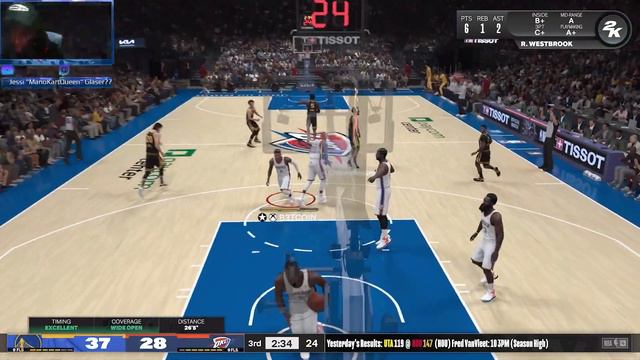 2013 OKC is out they COTTON PICKING MIND in NBA 2k24 Play Now Online! Bagwork Thunder vs Warriors смотреть онлайн