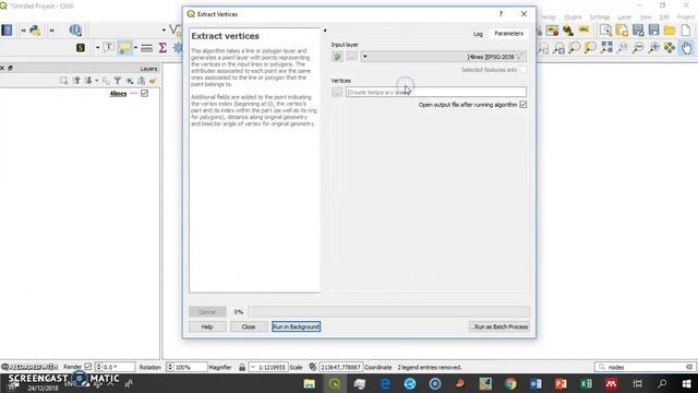 Extracting nodes vertices in QGIS 3+ смотреть онлайн