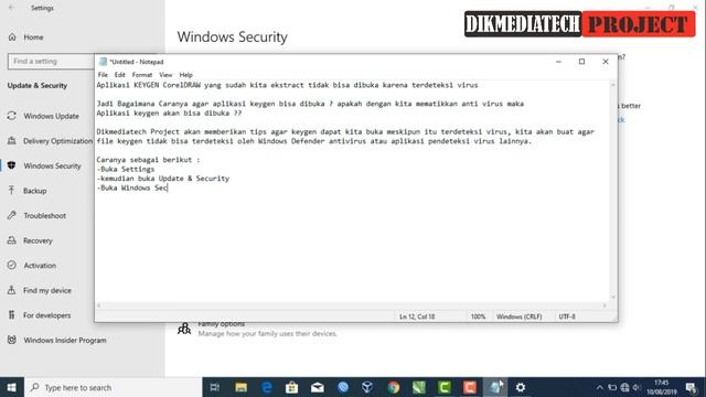 Cara Mengatasi Keygen CorelDRAW yang tidak bisa di Buka Karena Terdeteksi Virus | Windows 10 смотреть онлайн