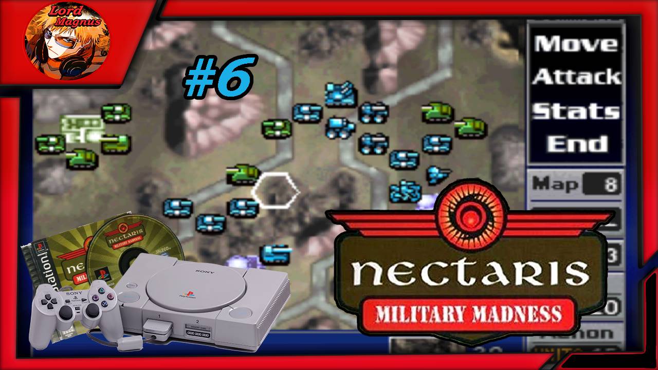 🌒 Nectaris Military Madness 🌒 Прохождение на Ps1 Кампания #6