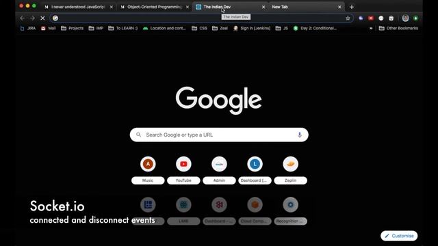 Real time chat application - NodeJS server & Socket clients handling | ReactJS | The Indian Dev | # смотреть онлайн