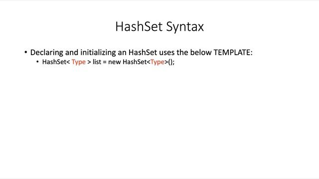 HashSets in Java смотреть онлайн