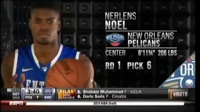 Nerlens Noel, 2013 NBA Draft Selection смотреть онлайн