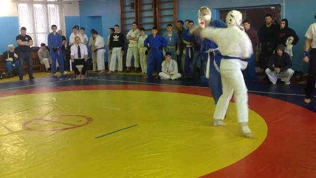 Зубенко Григорий (в синем) на ЧиП г. Владивостока по Кудо (06.02.2016 Доп.вр. смотреть онлайн
