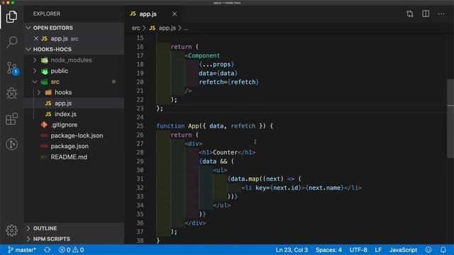 React hooks y HOCs смотреть онлайн