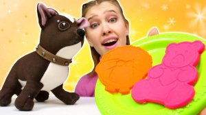 Как слепить из пластилина блинчики? Игры для детей в Плей До. Как мама игрушки Шоколадки