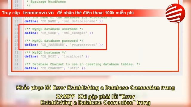 Cách khắc phục lỗi Error Establishing a Database Connection trong XAMPP смотреть онлайн