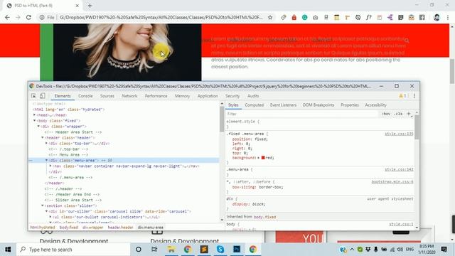 jQuery for Beginners 2nd - PSD to HTML - Part 9 смотреть онлайн