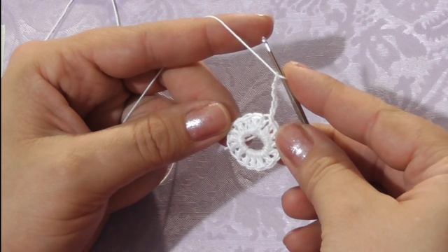 Простой летний берет крючком. Часть 1 (1-4 ряды донышка). смотреть онлайн