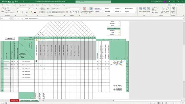 House of Quality Excel Template Step-by-Step Video Tutorial by Simple Sheets смотреть онлайн