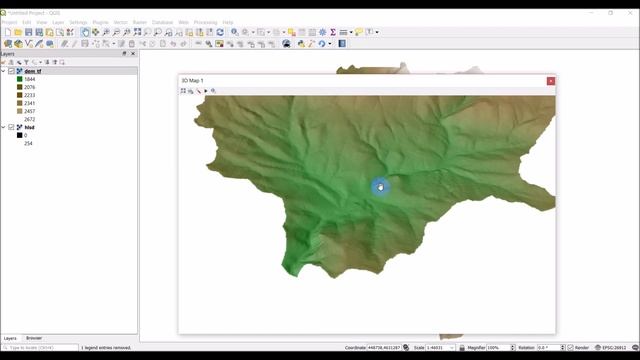 QGIS 3D Map Using 3D View (Version 3.x)