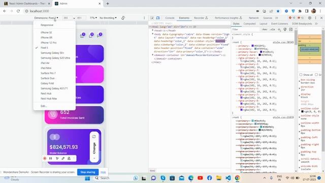 Building Modern Animated Admin Dashboard Template in React Js смотреть онлайн