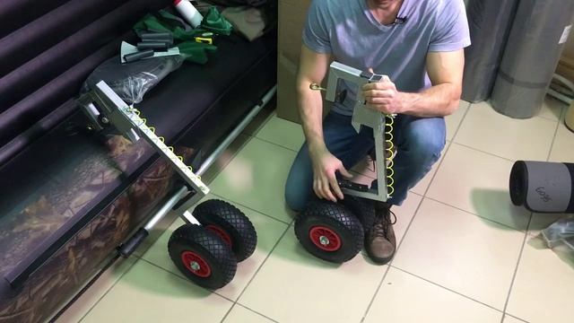 ?ЗАЧЕМ СВЕРЛИТЬ ТРАНЕЦ Колеса для мощной НДНД лодки ПВХ Спаренные двойные на струбцине смотреть онлайн