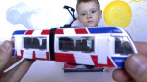 Трамвай Технопарк распаковка игрушки для мальчиков