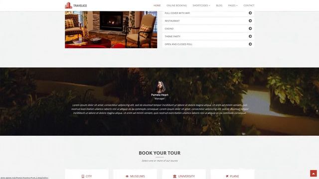 Travelico - Hotel Booking and Presentation WP Theme смотреть онлайн