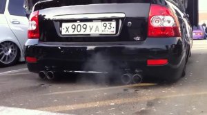 Exhaust System Lada Priora выхлоп на Приоре !