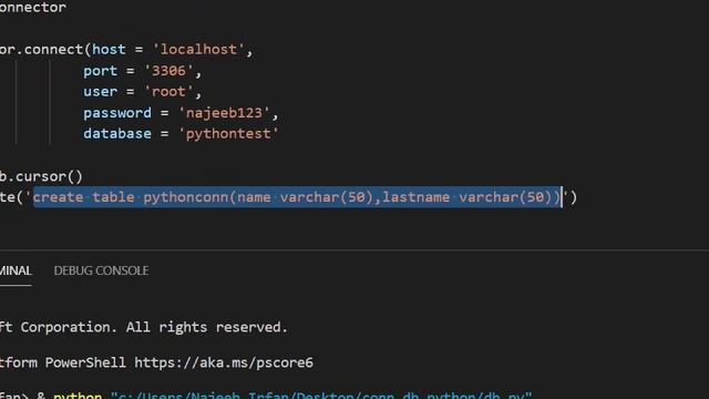 MYSQL CONNECTION WITH PYTHON FOR BEGINERS смотреть онлайн