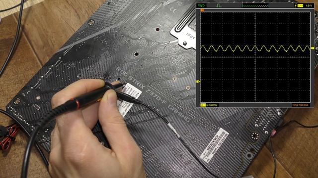 Asus Strix Z370-F Gaming, НЕ включается, горит светодиод CPU. Замена хаба.