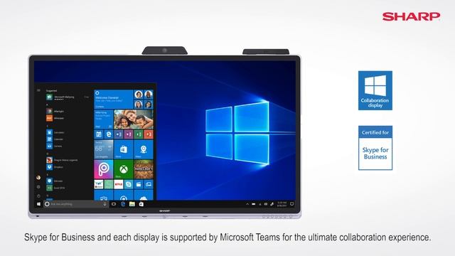 Windows collaboration display from SHARP - The Workplace of the Future смотреть онлайн