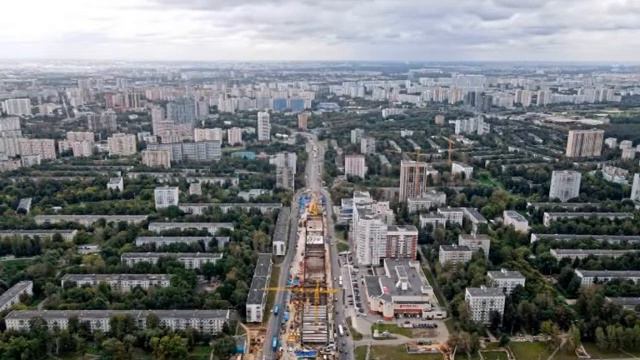 Строительство станции метро «Зюзино» БКЛ. С. Собянин, А. Бочкарев смотреть онлайн