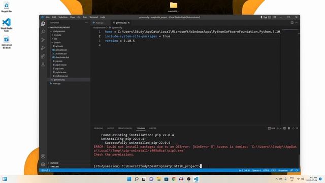 Could not install packages due to an OSError [FIX] смотреть онлайн
