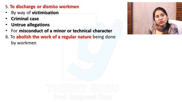 UNFAIR LABOUR PRACTICES || PART 14 || SCHEDULE 5 || Industrial dispute act 1947 смотреть онлайн
