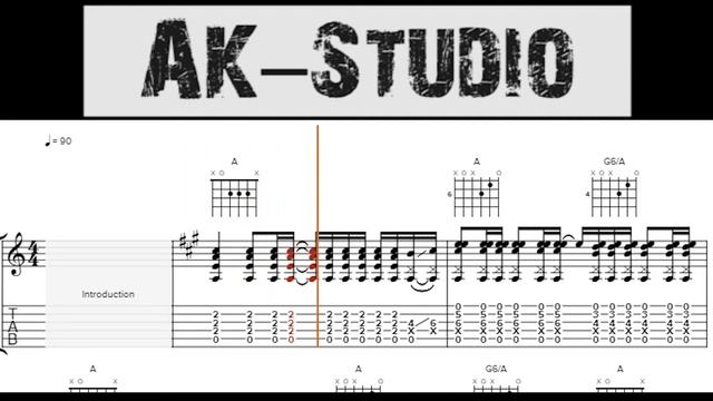 Кантри ритм в Ля мажоре