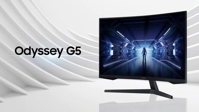 SAMSUNG 32” Odyssey G5 Gaming Monitor, WQHD (2560x1440), 144Hz, Curved, 1ms, HDMI, Display Port смотреть онлайн