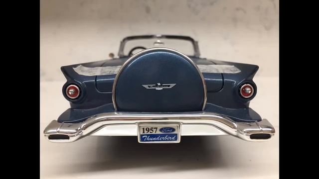 1:18 ROAD SIGNATURE 1957 FORD THUNDERBIRD MAVİ смотреть онлайн