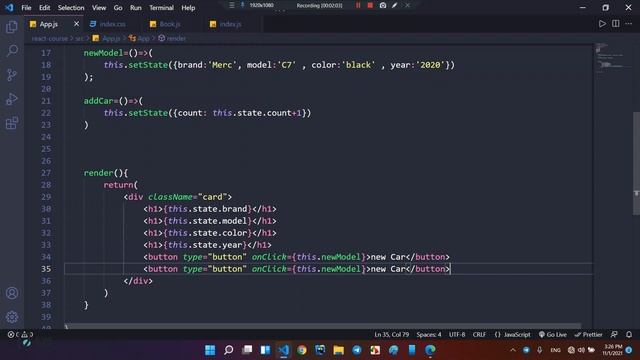 React JS, State 2-qism . #11 смотреть онлайн