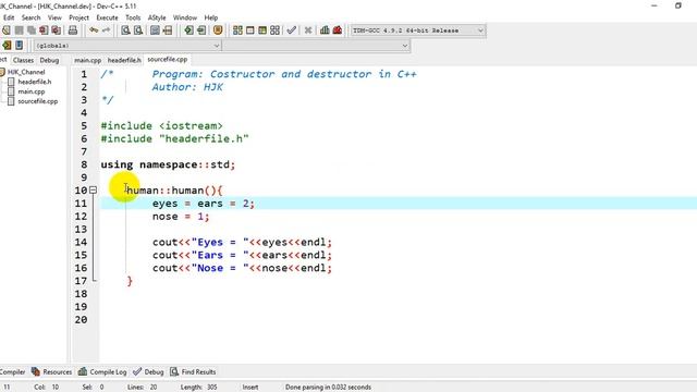 C++ constructor & destructor tutorial for beginning OOP | Initialization List | overloading PART I смотреть онлайн