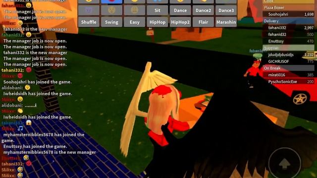 روبلاكس موظفة توصيل البيتزا !! ./ ROBLOX Work at a Pizza place Pizza delivery vehicle rye gameplays смотреть онлайн